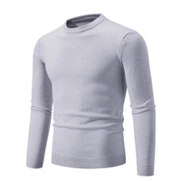 Pullover de punto para hombre de manga larga y cuello redondo - Odrin