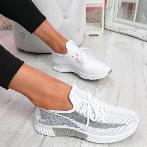 Lora - Zapatos de cordones transpirables para mujer, comodidad y estilo