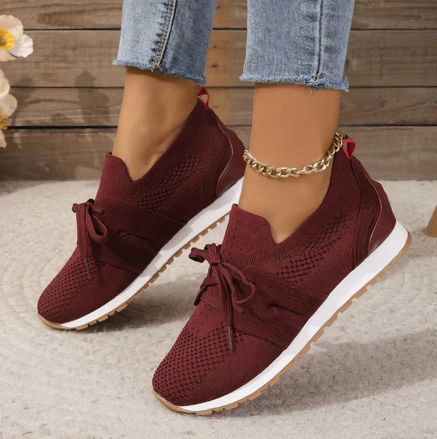 Tina - Zapatillas ligeras para mujer con malla transpirable para el máximo confort
