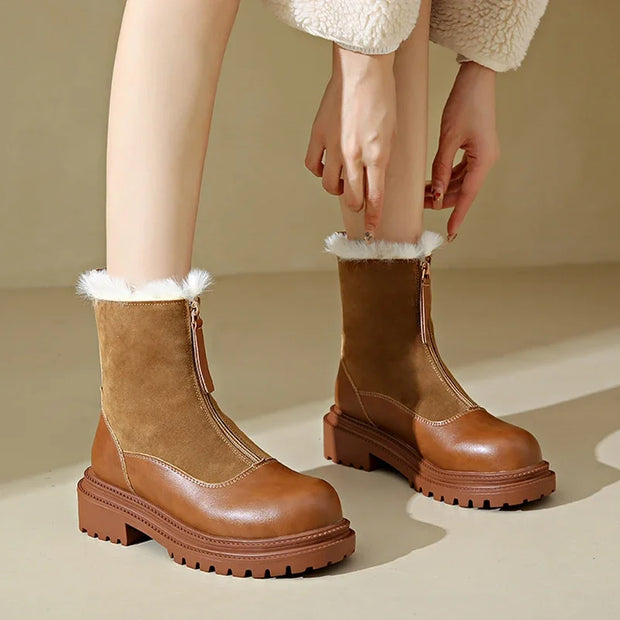 Botas de invierno para mujer estilo elegante- Naveen