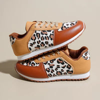 Sneaker Panel Leopardo - Lana