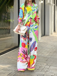Viki - Elegante conjunto multicolor