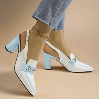Slingback Tacón Bloque - Millie