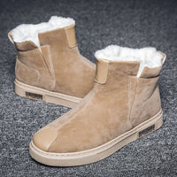 Botines de invierno para hombre en ante con forro calido - Danny
