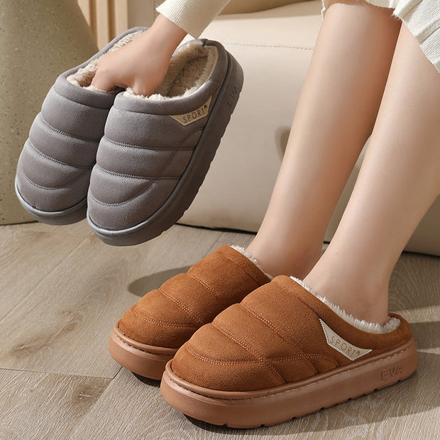 Unisex zapatillas de invierno de felpa antideslizante caliente - Nadir