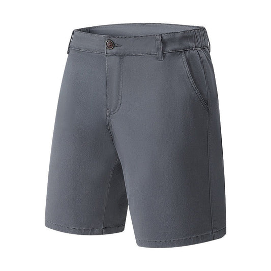 Pantalón corto para hombre tejido elástico estilo casual recto - Andrés