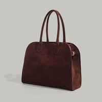 Bolso de hombro retro en gamuza para mujer - Emilia