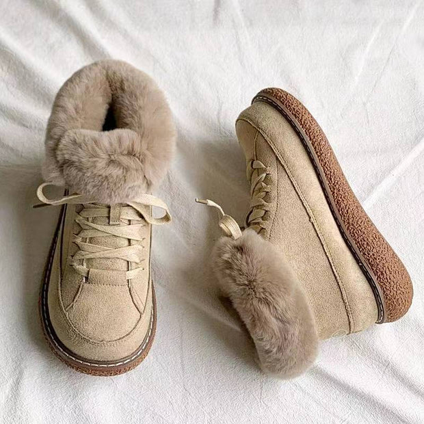 Botines de invierno para mujer con interior de pelo suave - Amelie