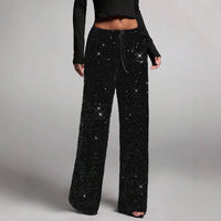 Pantalón para mujer efecto lentejuelas - Lyrane