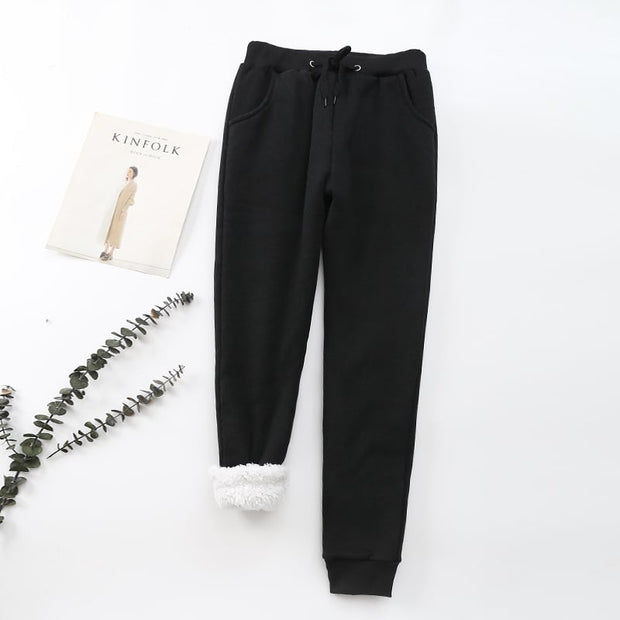 Pantalones para mujer efecto afelpado interior - Velya