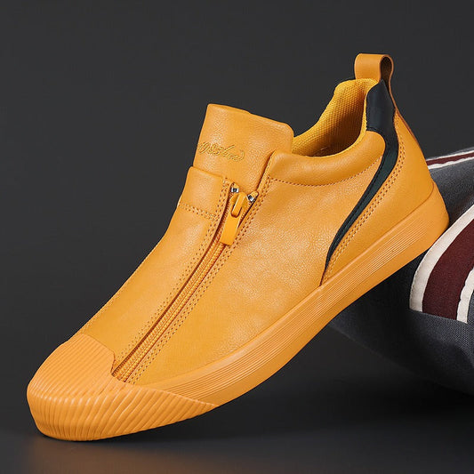 Zapatillas hombre polipiel cremalleras dobles estilo casual - Iván