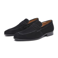 Mocasines para hombre efecto ante estilo minimalista - Kenjiro