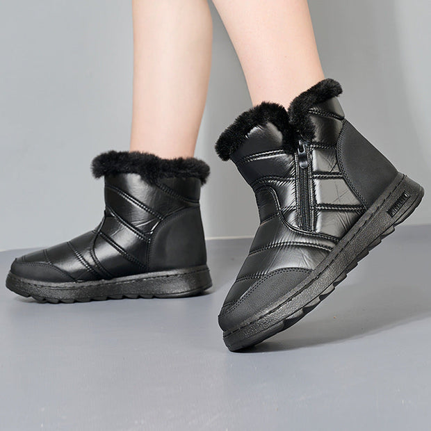 Priscilla - Botas altas de invierno de forro polar