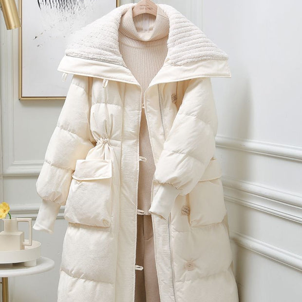 Abrigo largo acolchado para mujer - Amandine