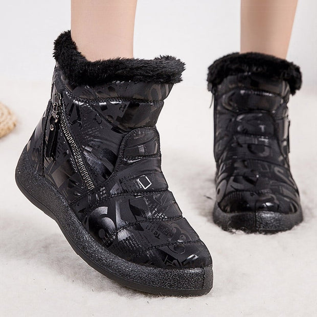 Botas invierno para mujer con estampado - Lirenne