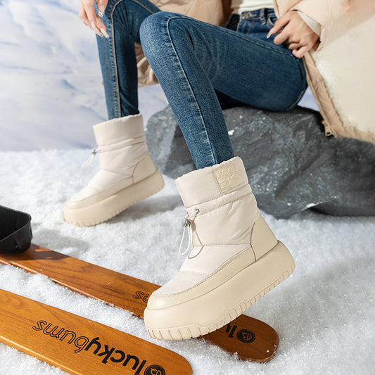 Botas de nieve para mujer con diseño deportivo retro - Lina