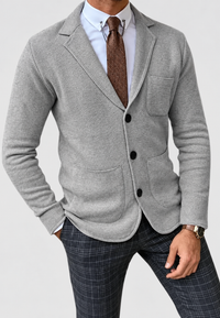 Blazer de punto hombre solapas tres botones - Sverre