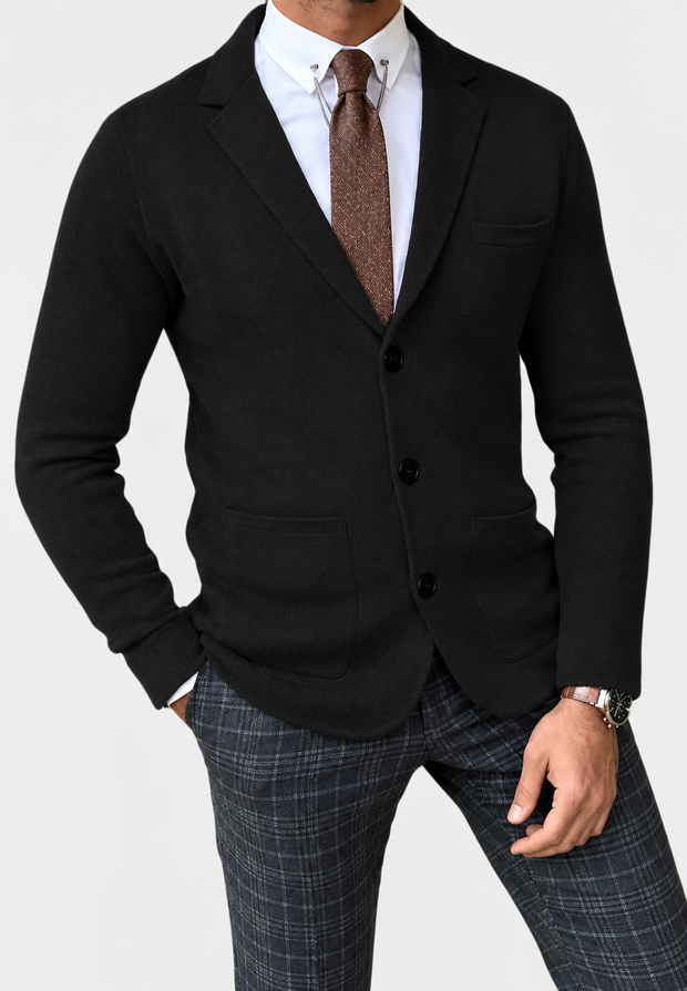 Blazer de punto hombre solapas tres botones - Sverre
