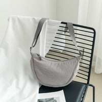 Bolso bandolera mujer nylon media luna correa regulable - Vianne