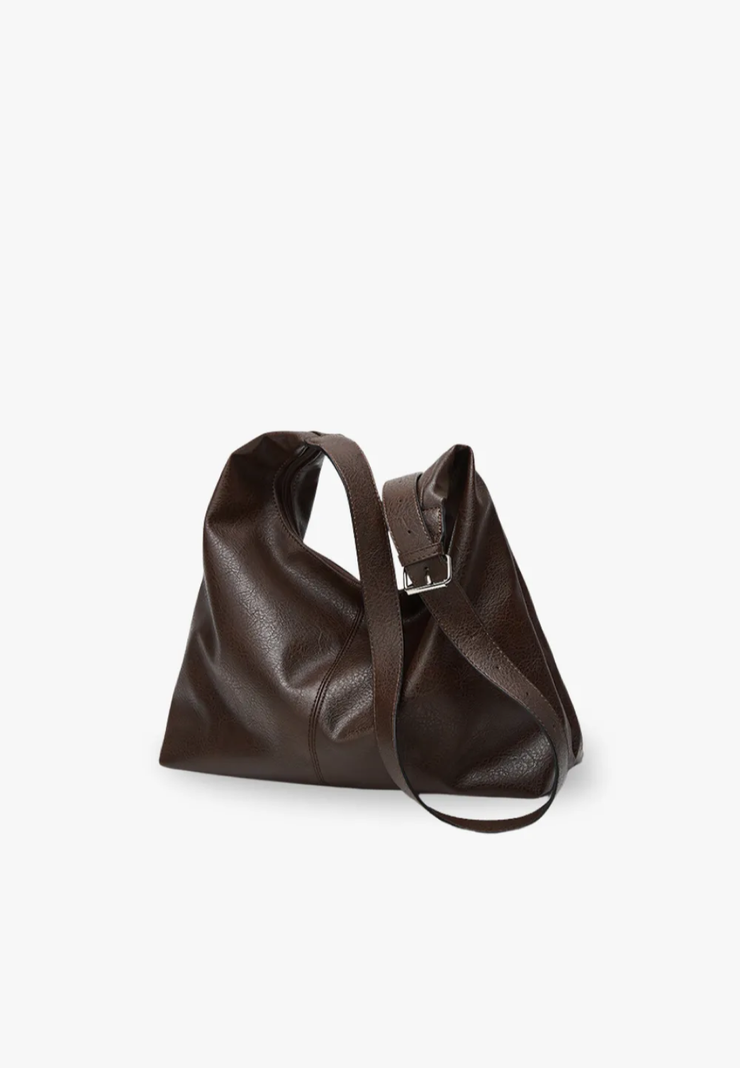 Bolso de hombro mujer efecto piel asas cortas