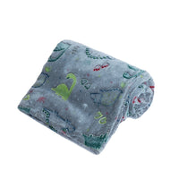 Manta Infantil Flannel Dinosaurios