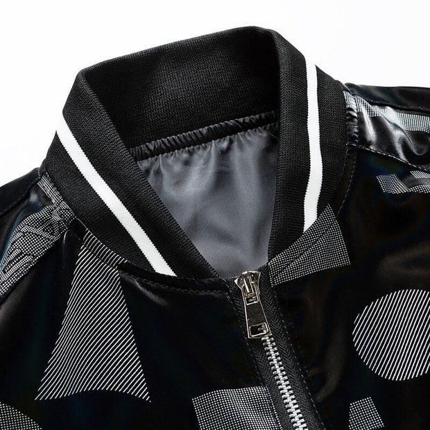 Chaqueta bomber para hombre con estampado gráfico - Varlen