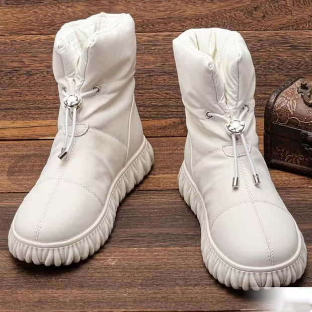 Botines impermeables para mujer acolchados con cordon - Ivonne