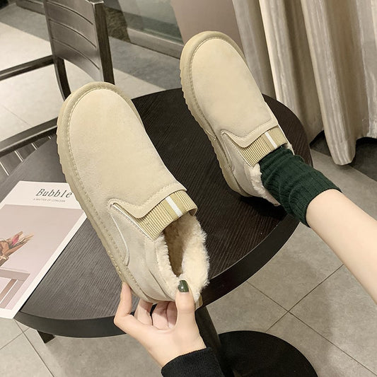 Zapatillas para mujer efecto ante con interior cálido - Verayne