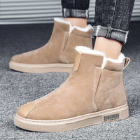 Botines de invierno para hombre en ante con forro calido - Danny