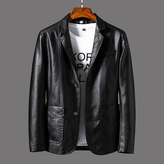 Chaqueta para hombre efecto piel lisa - Maël