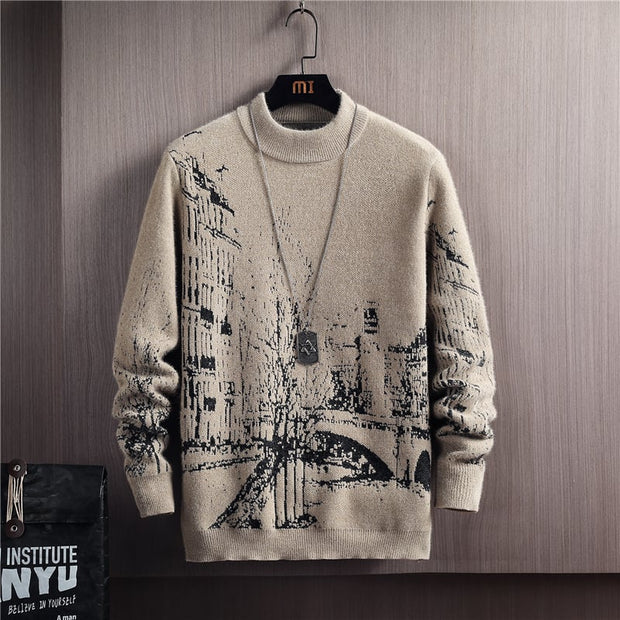 Jersey para hombre tejido grueso efecto urbano - Naël