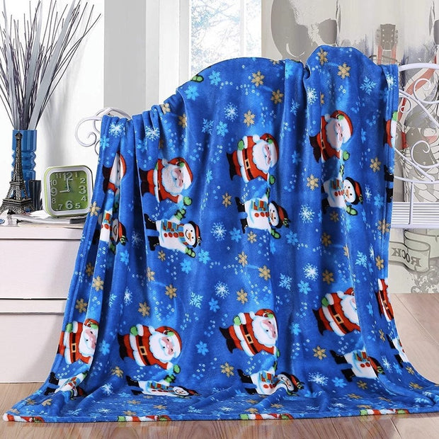 Manta térmica con estampado navideño