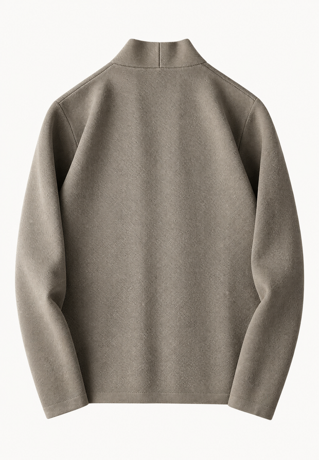 Cárdigan elegante de punto con botones y cuello chal - Salvatore