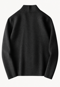 Cárdigan elegante de punto con botones y cuello chal - Salvatore