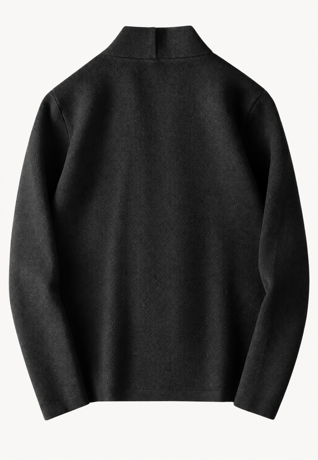 Cárdigan elegante de punto con botones y cuello chal - Salvatore