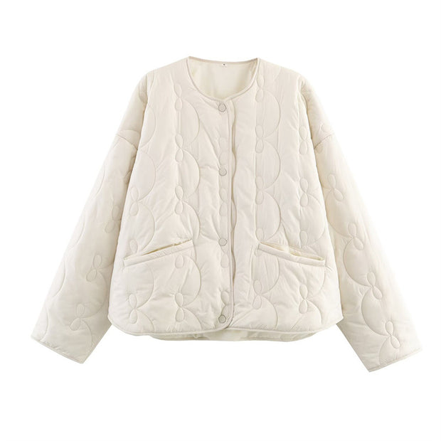 Chaqueta acolchada con patrón de lazos - Maeren