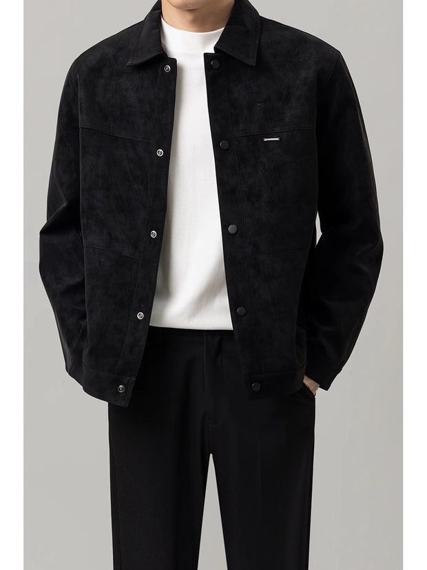Chaqueta para hombre efecto ante - Veyran