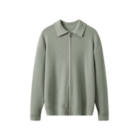 Cárdigan de punto con cuello para hombre - Franco