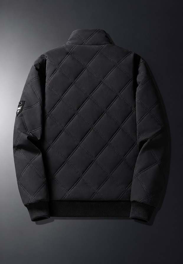 Chaqueta acolchada hombre cuello alto interior efecto borreguito - Valdemar