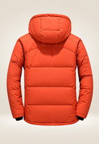 Chaqueta acolchada hombre outdoor capucha cuello alto - Stellan