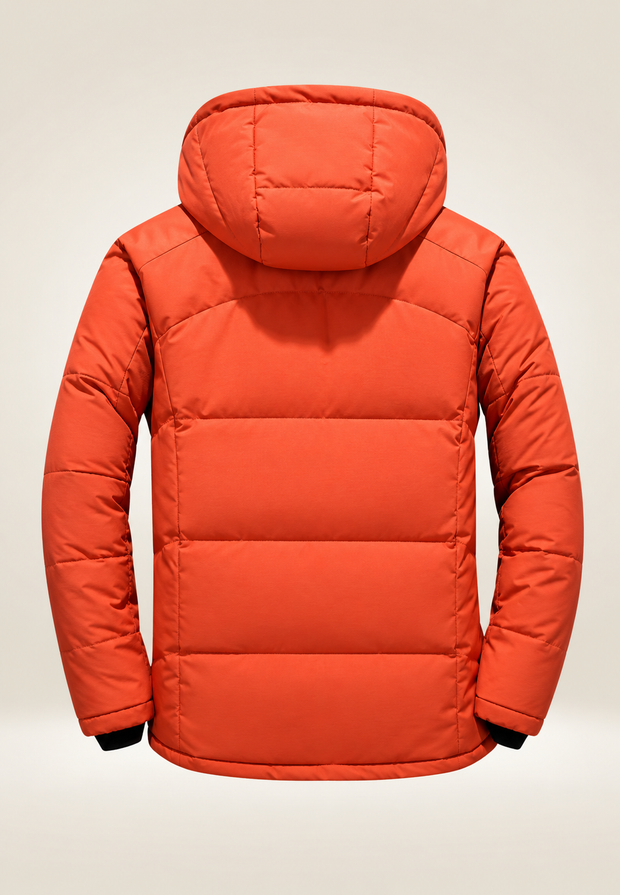 Chaqueta acolchada hombre outdoor capucha cuello alto - Stellan
