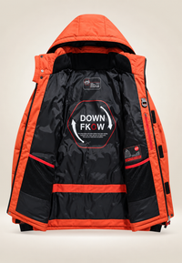 Chaqueta acolchada hombre outdoor capucha cuello alto - Stellan