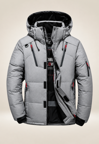 Chaqueta acolchada hombre outdoor capucha cuello alto - Stellan