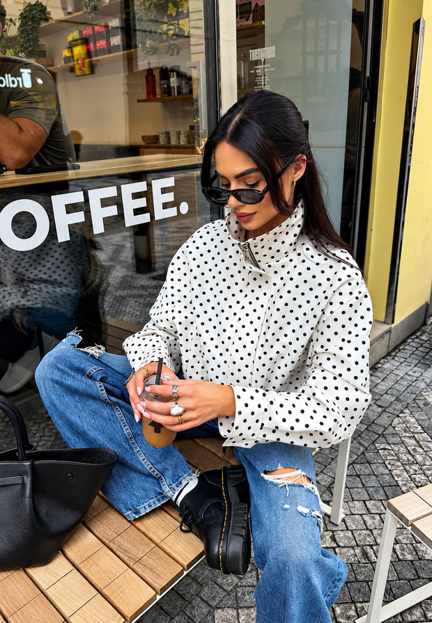 Cazadora bomber de mujer polka dot - Vera