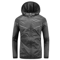 Chaqueta impermeable hombre capucha bolsillos cremallera - Thiago