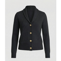 Cárdigan mujer cuello chal botones decorativos - Cora