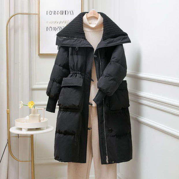 Abrigo largo acolchado para mujer - Amandine