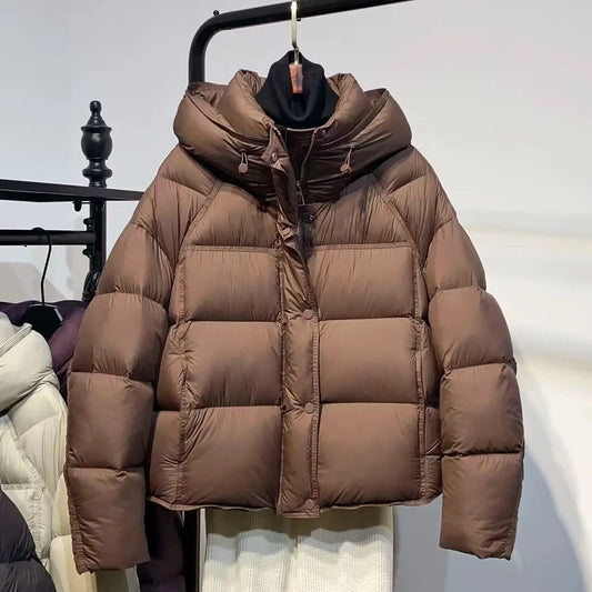 Chaqueta acolchada para mujer efecto envolvente - Yerinna