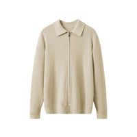 Cárdigan de punto con cuello para hombre - Franco