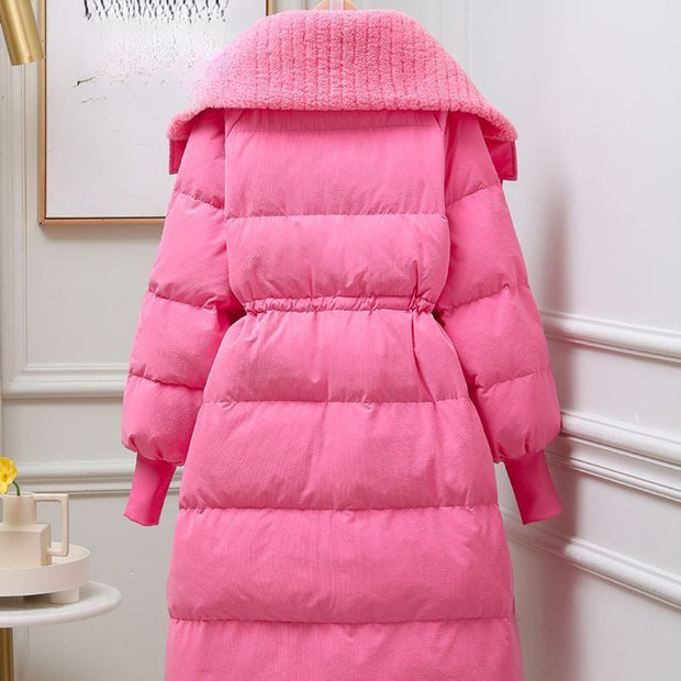 Abrigo largo acolchado para mujer - Amandine